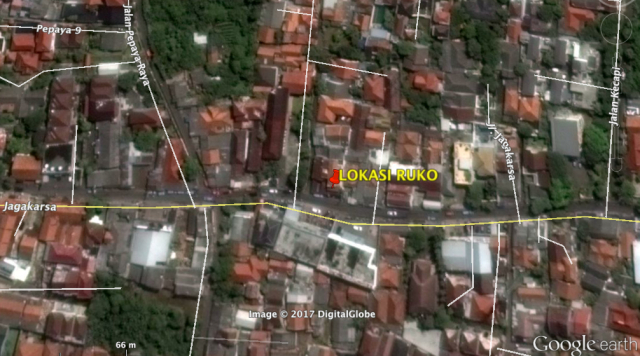 Lokasi Ruko (Google Earth)