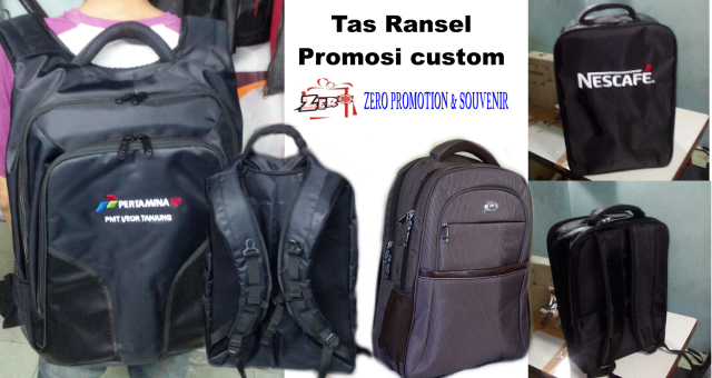 Tas Ransel Promosi Custom – konveksi goodiebag Tangerang