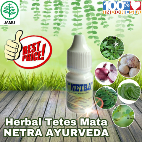 READY STOCK!LANGSUNG BISA ORDER!

NETRA *s Mata Herbal Yang Terbuat Dari Bahan Alami ( Pengobatan Ayurveda)Terapi Mata Katarak, Glukoma, Mata Minus, Plus, dan Silinder

Komposisi : Isotoma Longiflora, Allium cepa, Allium sativum, Piper betle, Moringa Oleifera, Phyllanthus niruri, Aquea, legen Paederia Pakai: *skan 2 *s pagi & sore hari (Secara Rutin)

herbal *s mata NETRA AYURVEDA berfungsi untuk mengobati mata minus, mata plus, Mata silinder, glaukoma, Katarak, mata bengkak, mata merah, Mata lelah, pandangan kabur, Dan lain-lain.

Catatan : Untuk pengobatan, biasanya pemakaian minimal 1 botol, sudah ada perkembangan dan perbaikan asalkan rutin 2x sehari. 

Sangat cocok untuk para pekerja berat ditempat berdebu, pekerja yang banyak memerlukan kosentrasi mata seperti sopir, pekerja kantoran mengunakan komputer dan dll. pekerja berdebu seperti tukang kebun, tukang cangkul, tukang las, pengendara sepeda motor, dll 

HARGA LEBIH TERJANGKAU, 100% ASLI & READY STOCK

Melayani pembelian Ecer, Box / Dus, dan Karton / Jumlah Banyak 
Silakan kirim Diskusi / Inbox untuk informasi lebih lanjut 

Kadaluwarsa / Expired Date Aman
- Memiliki jangka waktu kadaluwarsa yang aman, baik untuk dikonsumsi langsung, disimpan atau diperdagangkan kembali
- Memiliki rata-rata kadaluwarsa / expired date 1 tahun s/d 3 tahun
- Menjamin seluruh produk yang kami kirimkan ke pembeli tidak ada yang melewati batas kadaluwarsa / expired date
- Selalu memiliki stok produk terbaru, karena perputaran / rotasi penjualan produk kami cepat dan teratur